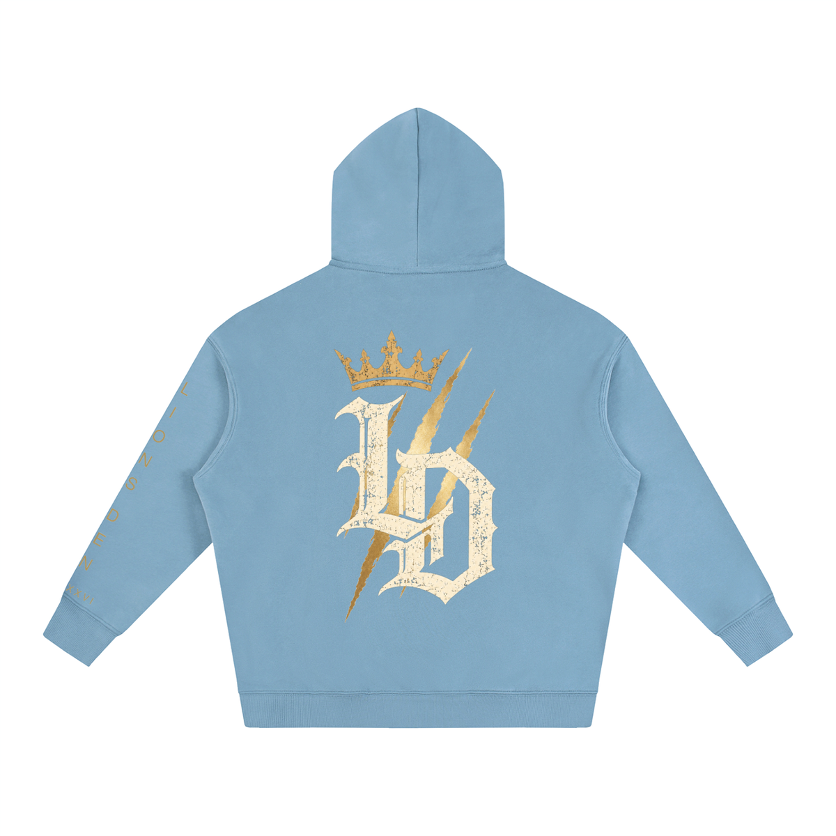Crowned Gothic LD Oversized Fleece Hoodie