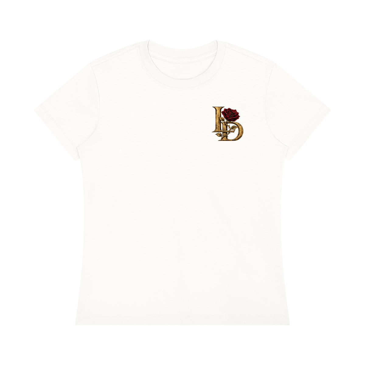LD Rose Women’s Regular-Fit Crewneck Tee