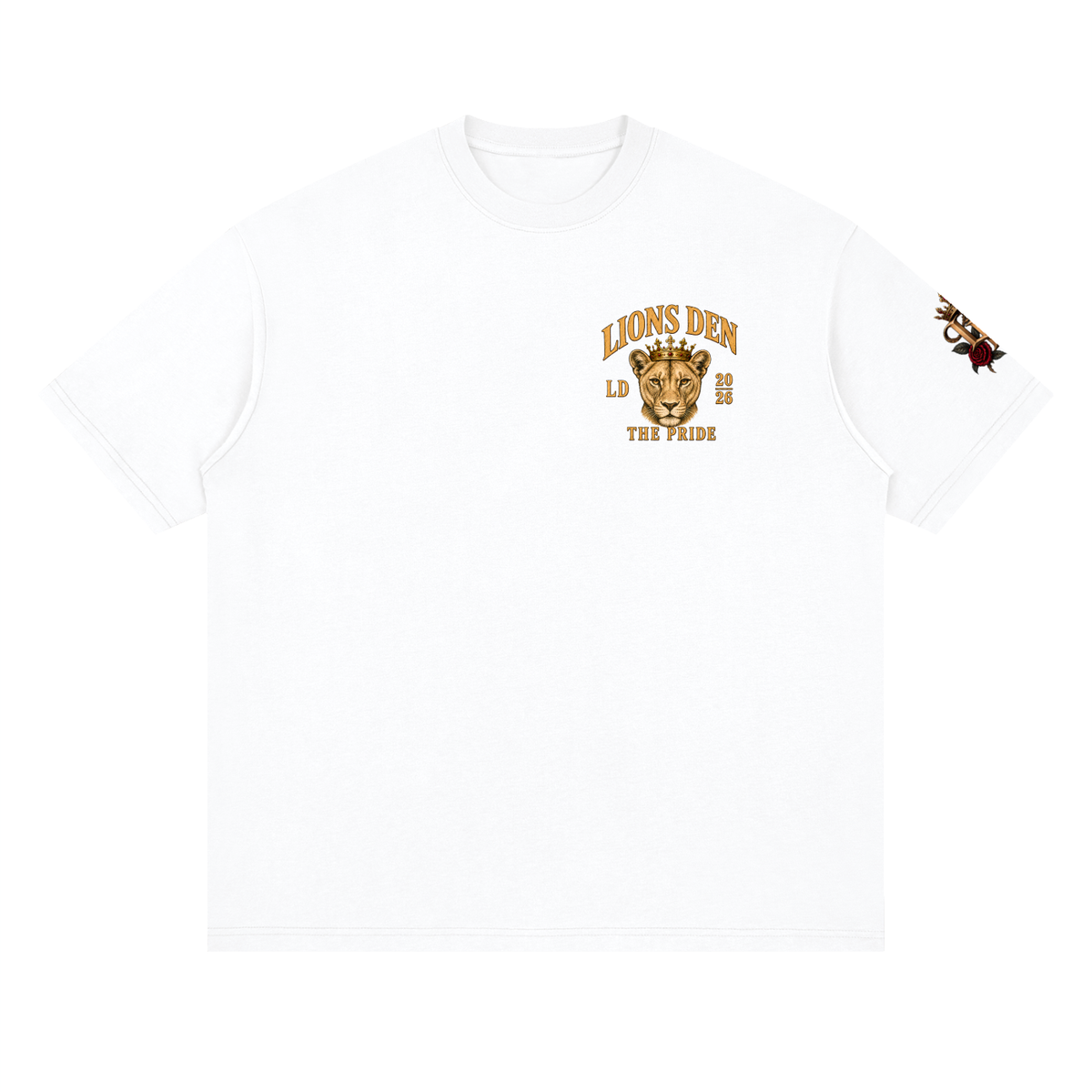 Built for the Pride Lion Streetwear Drop-Shoulder Tee