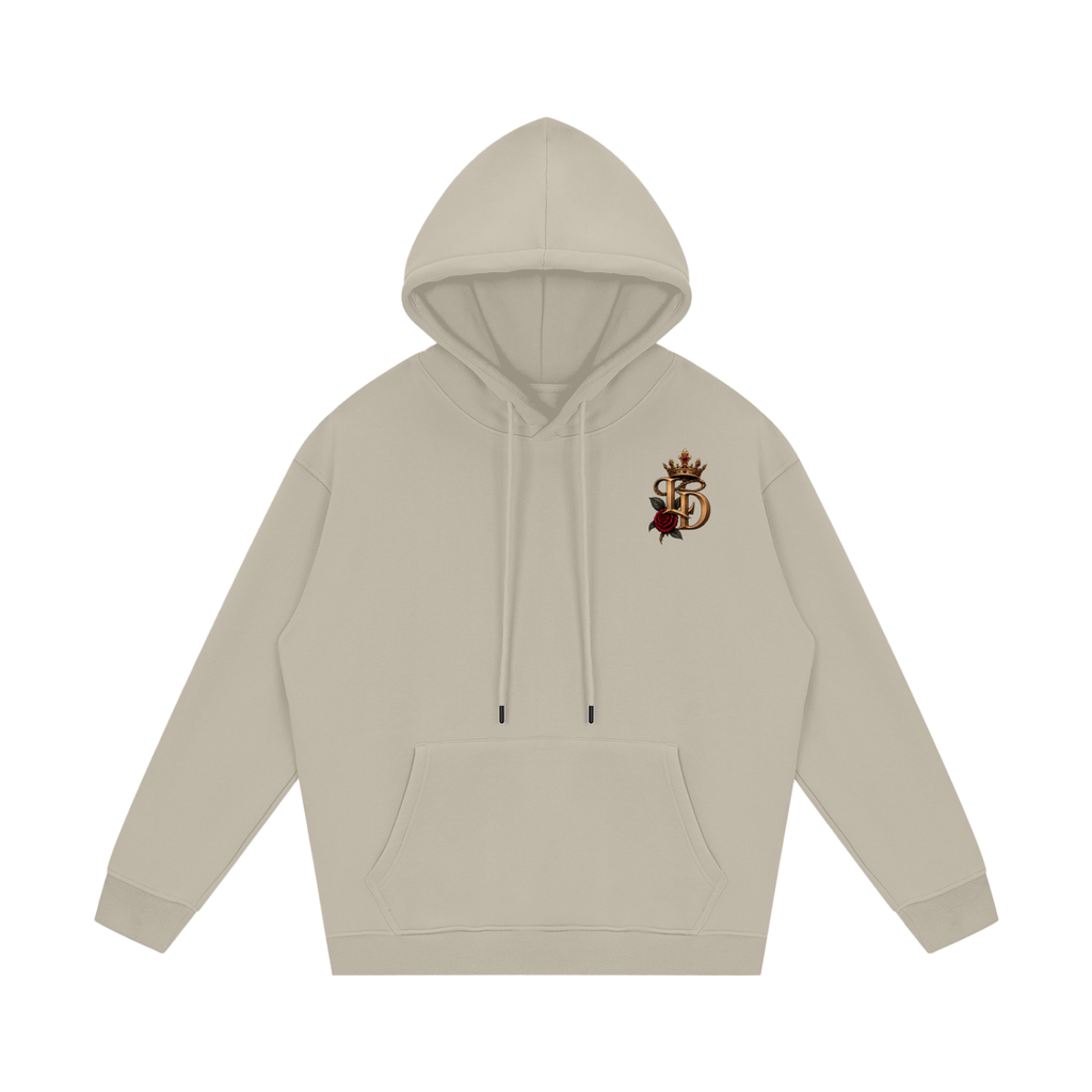Crowned Rose Medallion Fleece Hoodie
