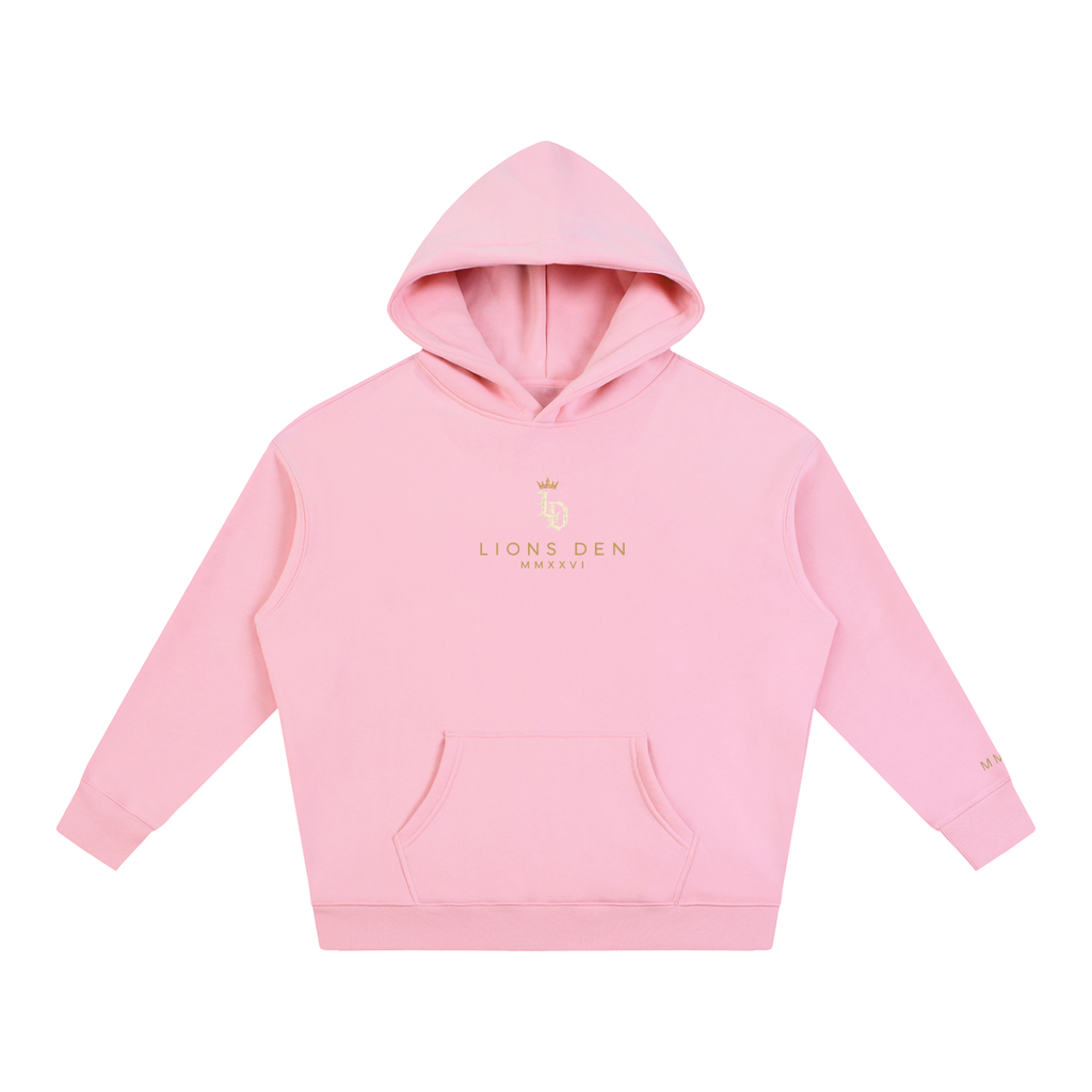 Crowned Gothic LD Oversized Fleece Hoodie