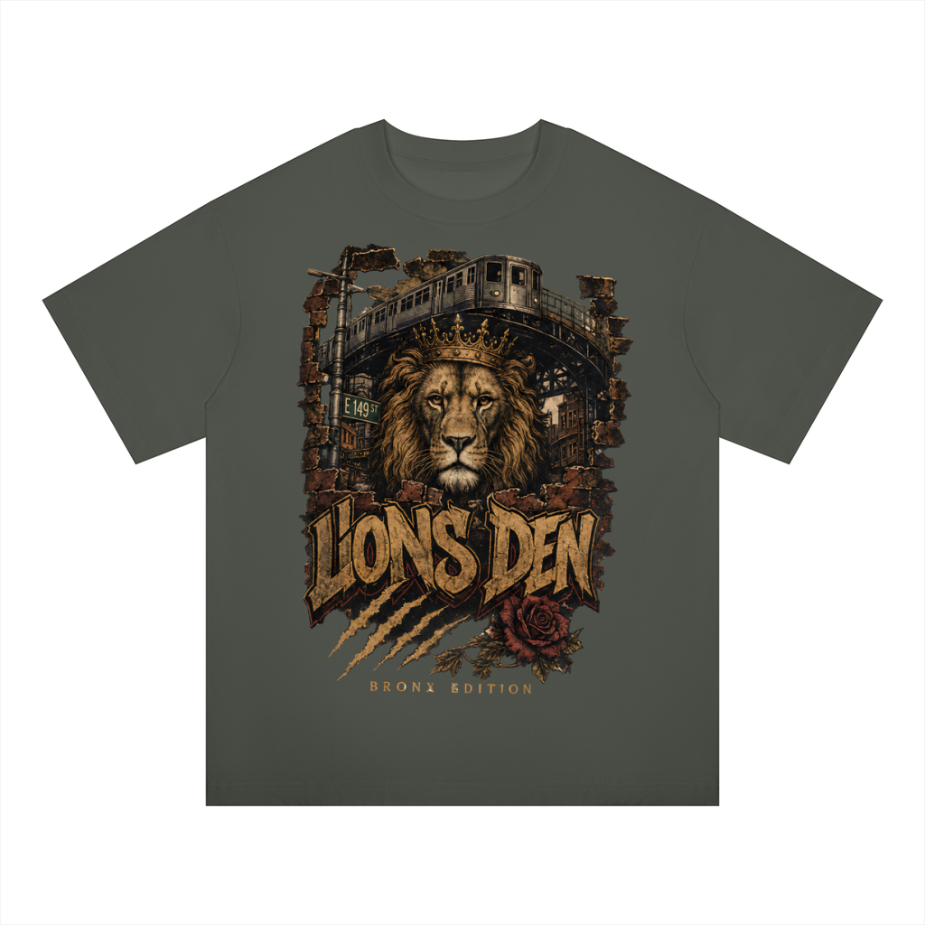 Roar of the Den Oversized Drop-Shoulder Tee